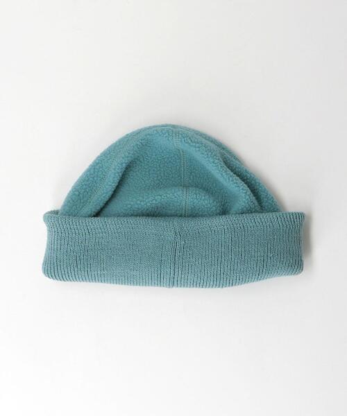 MONKEY TIME（モンキータイム）の「＜THE NORTH FACE PURPLE LABEL＞ FIELD FLC CAP/ニットキャップ □□（ニットキャップ/ビーニー・メンズ・ライトブルー/ブラック・FREE）」の4枚目の写真