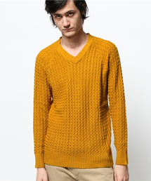 KATHARINE HAMNETT LONDON  | CODE STRIPE PO / コードストライププルオーバー(ニット/セーター)