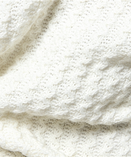 KATHARINE HAMNETT LONDON （キャサリンハムネットロンドン）の「CODE STRIPE PO / コードストライププルオーバー（ニット/セーター・メンズ・イエロー/ホワイト/ネイビー・MEDIUM/LARGE/AL）」の5枚目の写真