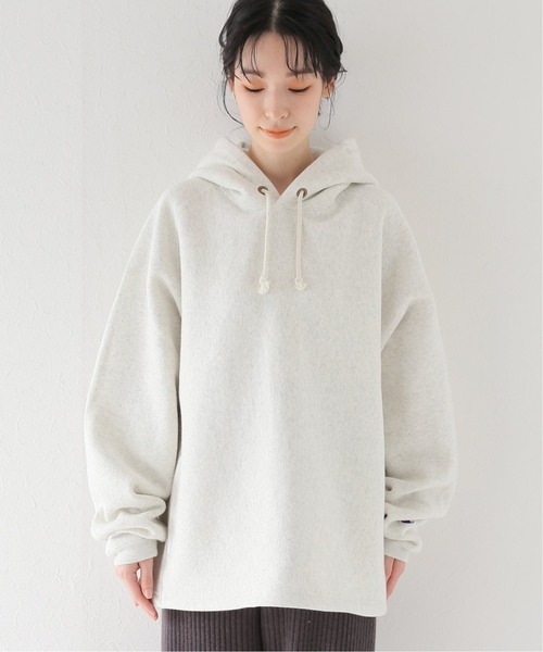 Champion(チャンピオン)の「《別注》【CHAMPION/チャンピオン】*RELUME PO HOODED SWEAT SHIRT 11:パーカー◆(パーカー・レディース・ベージュ系その他/ブラック/サックスブルー/ホワイト×ホワイト・LARGE/MEDIUM)」の19枚目の写真