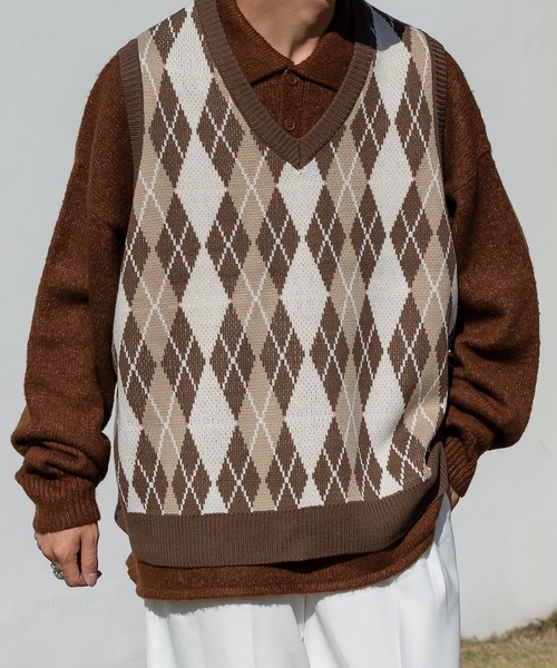 DAIRIKU 刺繍 アーガイル ニットベスト ジャケット スウェット パンツ 楽天市場】【中古】DAIRIKU 21SS LOVE Hand Embroidery Argyle