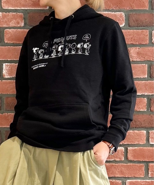 SNOOPY×OLD BETTY'S（スヌーピーカケルオールドベティーズ）の「SNP Sweat Parka（パーカー・レディース・杢グレー/グレー系その他5/ブラック系その他3/グレー系その他4/ブラック系その他2/ブラック/グレー系その他2/ブラック系その他4/ブラック系その他5/グレー系その他3/ブラック系その他/グレー系その他/ブラック系その他7/ブラック系その他6/ブラック系2/グレー系2/グレー系その他7/ブラック系1/グレー系1/ブラック系3・S）」の8枚目の写真