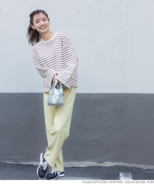 coca(coca)(コカ)の「ロールアップ袖 ボーダープルオーバー(Tシャツ/カットソー・レディース・その他1/その他2・M/L)」の9枚目の写真