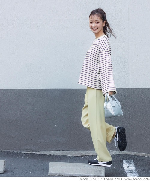 coca(coca)(コカ)の「ロールアップ袖 ボーダープルオーバー(Tシャツ/カットソー・レディース・その他1/その他2・M/L)」の11枚目の写真