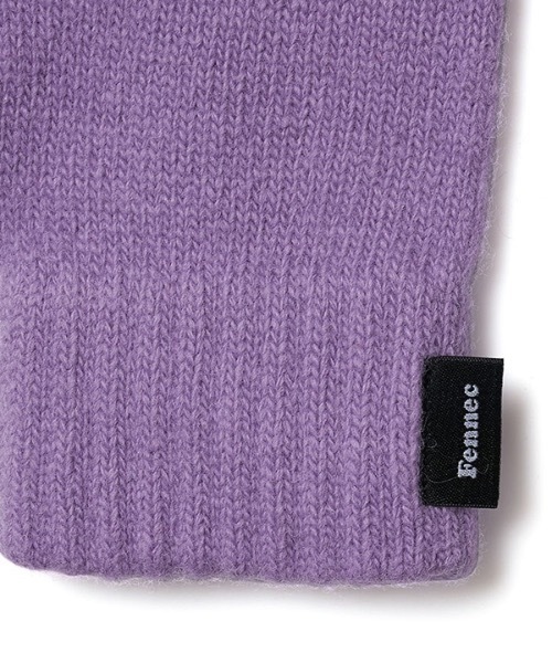 FENNEC（フェネック）の「【FENNEC 】ニットティミ グローブ(ver.4) / FENNEC KNIT TIMI GLOVES_ver.4（手袋・レディース・チャコール/ラベンダー・FREE）」の7枚目の写真