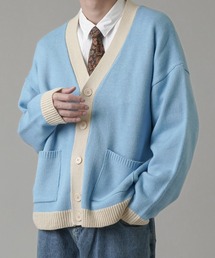 SPINNS | ドロップショルダー ルーズレタードカーディガン(カーディガン/ボレロ)