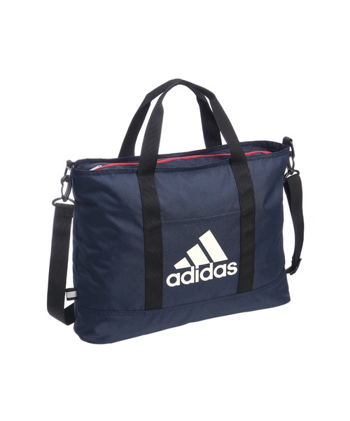 adidas（アディダス）の「adidas　ショルダートートバッグ　レッスンバッグ　63294（トートバッグ・キッズ・ネイビー/ブラック/ブルー・FREE）」の3枚目の写真