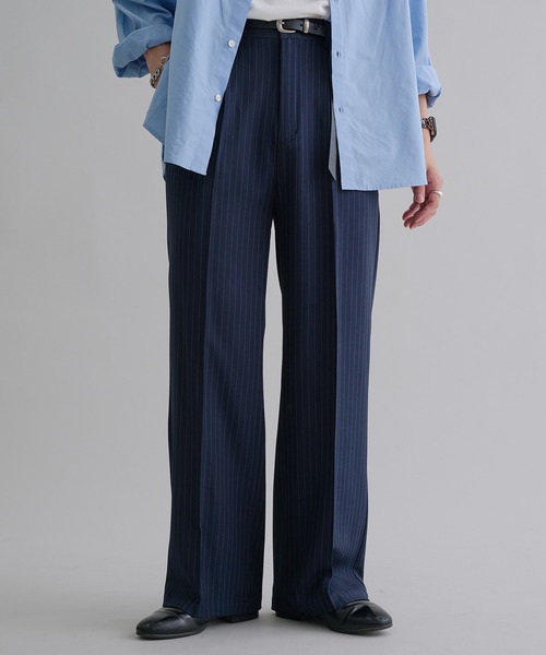 モンラッシェ　2020 ブシャールペールエフィス ストレートカラースラックスパンツ（スラックス）｜epnok（エプノック