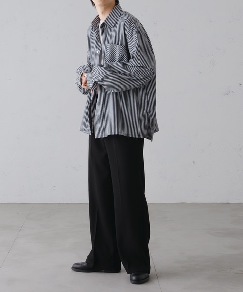 ストレートカラースラックスパンツ（スラックス）｜epnok（エプノック