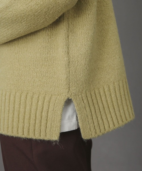 SENSE OF PLACE by URBAN RESEARCH（センスオブプレイスバイアーバンリサーチ）の「ブークレクルーネックセーター（ニット/セーター・メンズ・チャコールグレー/ベージュ/ミント・MEDIUM/LARGE）」の19枚目の写真