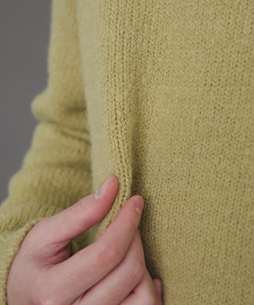 SENSE OF PLACE by URBAN RESEARCH（センスオブプレイスバイアーバンリサーチ）の「ブークレクルーネックセーター（ニット/セーター・メンズ・チャコールグレー/ベージュ/ミント・MEDIUM/LARGE）」の20枚目の写真