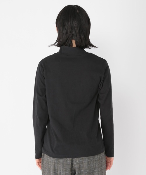 studio CLIP(スタディオクリップ)の「タートルカットソーTシャツ(Tシャツ/カットソー・レディース・ブラック/オフホワイト/カーキ・FREE)」の14枚目の写真