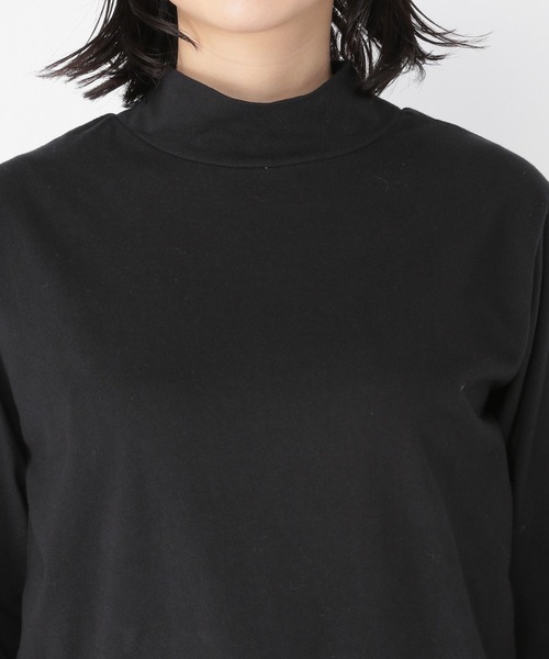 studio CLIP(スタディオクリップ)の「タートルカットソーTシャツ(Tシャツ/カットソー・レディース・ブラック/オフホワイト/カーキ・FREE)」の16枚目の写真