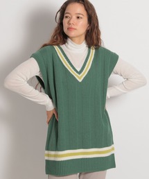 niko and... | カラーチルデンロングベスト(ベスト)