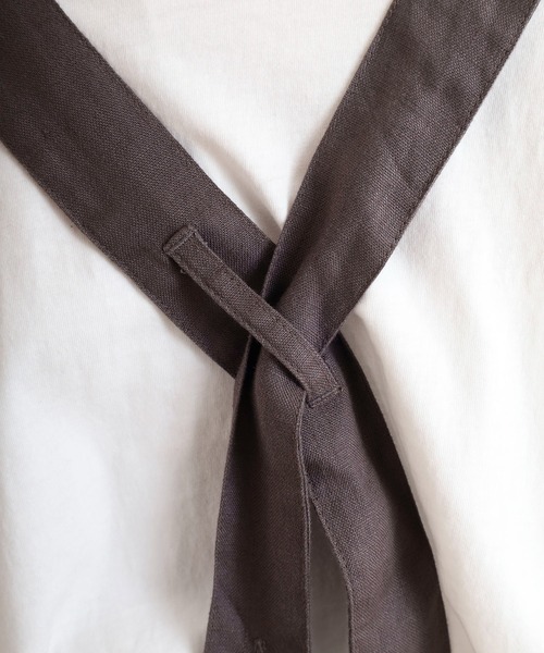 ubasoku（ウバソク）の「【ubasoku】リネン無地サスペンダー付きタックパンツ（その他パンツ・レディース・ブラック/ベージュ/グレー・FREE）」の14枚目の写真