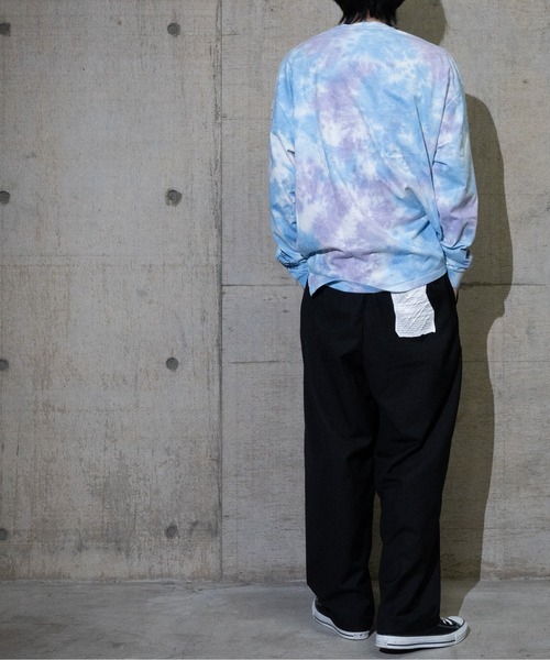 JOHN'S CLOSET（ジョンズクローゼット）の「【13】タイダイ染めプリントTシャツ（Tシャツ/カットソー・メンズ・ライトグリーン/サックスブルー/ピンク系・MEDIUM/LARGE）」の7枚目の写真