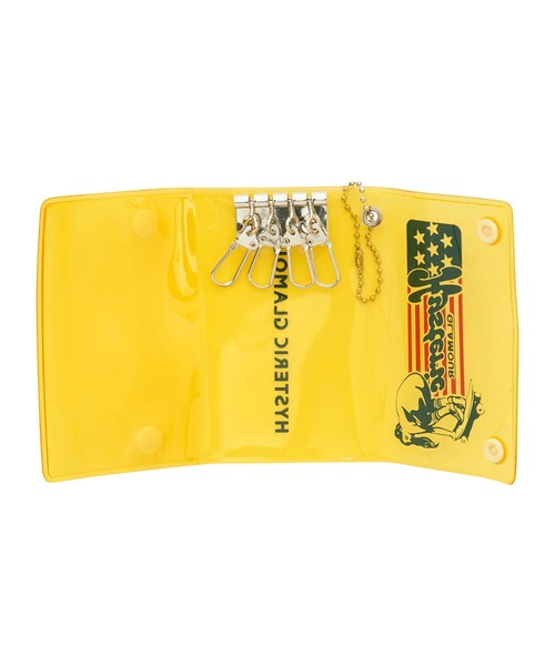 HYSTERIC GLAMOUR（ヒステリックグラマー）の「HYSTERIC WOMAN PVCキーカバー（キーケース/キーアクセサリー・メンズ・ブラック/イエロー・FREE）」の6枚目の写真
