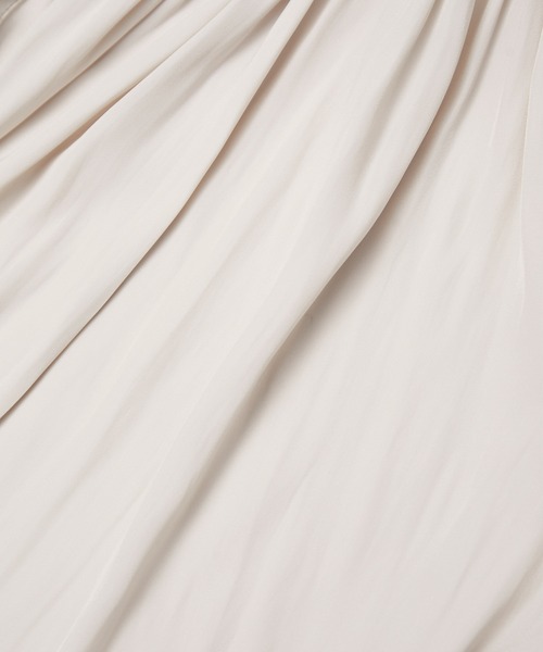 ROPE' PICNIC(ロペピクニック)の「【2WAY】メタルギャザーブラウス(シャツ/ブラウス・レディース・ベージュ/グリーン/サックスブルー/イエロー/チャコールグレー・38)」の12枚目の写真