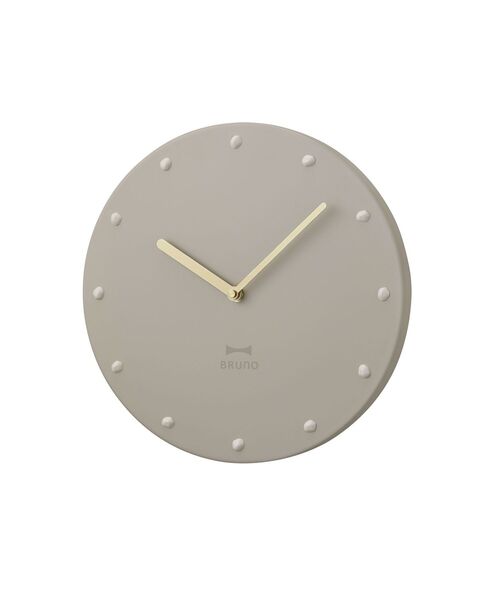 BRUNO（ブルーノ）の「メタルウォールクロック（掛け時計・レディース・グレイッシュベージュ/グレー系その他・ﾌﾘ-）」の3枚目の写真