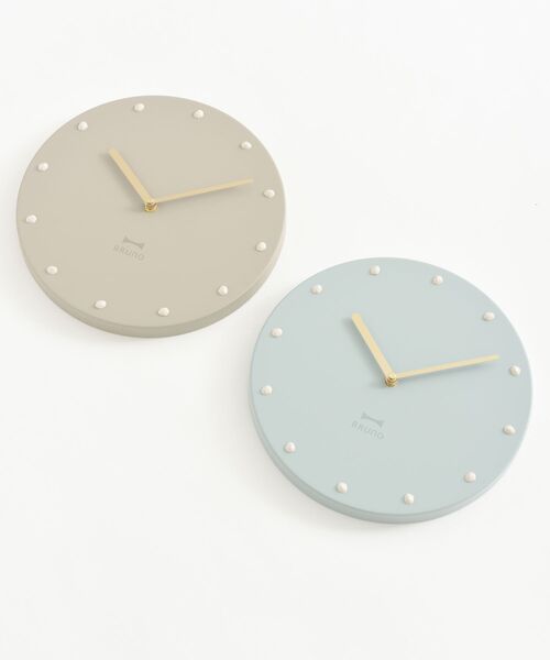 BRUNO（ブルーノ）の「メタルウォールクロック（掛け時計・レディース・グレイッシュベージュ/グレー系その他・ﾌﾘ-）」の4枚目の写真