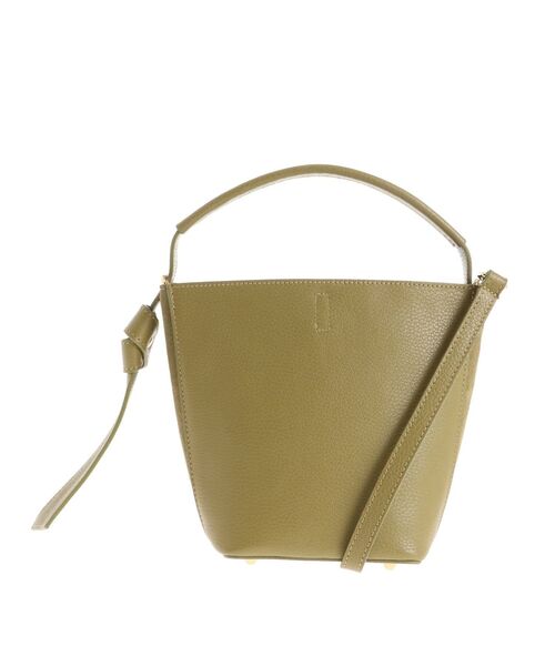 LAGUNAMOON(ラグナムーン)の「【AURENTTI】バケツバッグ(ハンドバッグ・レディース・ベージュ/アイボリー/グリーン系その他・FREE)」の1枚目の写真