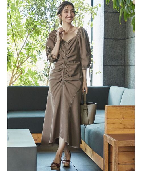 LAGUNAMOON(ラグナムーン)の「【AURENTTI】バケツバッグ(ハンドバッグ・レディース・ベージュ/アイボリー/グリーン系その他・FREE)」の4枚目の写真