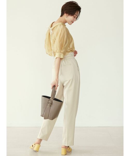 LAGUNAMOON(ラグナムーン)の「【AURENTTI】バケツバッグ(ハンドバッグ・レディース・ベージュ/アイボリー/グリーン系その他・FREE)」の13枚目の写真