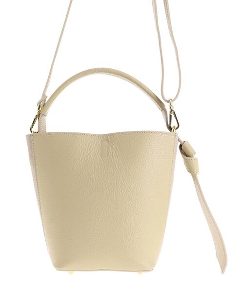 LAGUNAMOON(ラグナムーン)の「【AURENTTI】バケツバッグ(ハンドバッグ・レディース・ベージュ/アイボリー/グリーン系その他・FREE)」の16枚目の写真