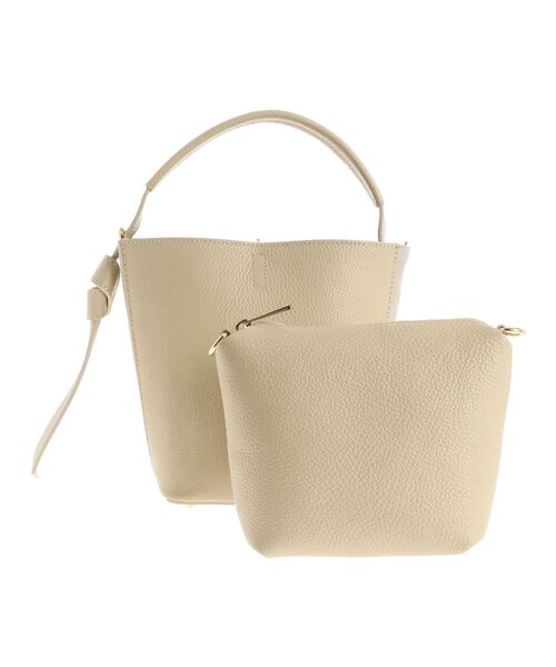 LAGUNAMOON(ラグナムーン)の「【AURENTTI】バケツバッグ(ハンドバッグ・レディース・ベージュ/アイボリー/グリーン系その他・FREE)」の22枚目の写真