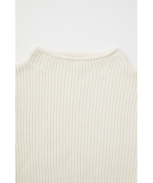M_（エムアンダーバー）の「【M_】SHORT KNIT トップス（ニット/セーター・レディース・アイボリー/ライトベージュ/ブラック・FREE）」の17枚目の写真