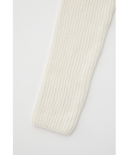 M_（エムアンダーバー）の「【M_】SHORT KNIT トップス（ニット/セーター・レディース・アイボリー/ライトベージュ/ブラック・FREE）」の20枚目の写真