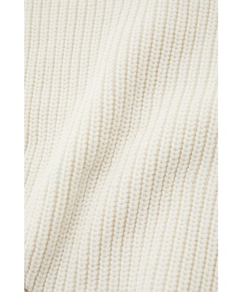 M_（エムアンダーバー）の「【M_】SHORT KNIT トップス（ニット/セーター・レディース・アイボリー/ライトベージュ/ブラック・FREE）」の22枚目の写真