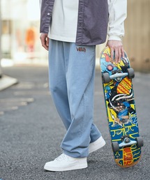 WEGO | WEGO/【WEB限定】ワンポイントピグメントパンツ(スウェットパンツ)