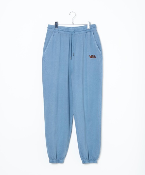 WEGO（ウィゴー）の「■■■WEGO/【WEB限定】ワンポイントピグメントパンツ■■■（スウェットパンツ・メンズ・ベージュ/ブルー/スミクロ/ワイン・MEDIUM/LARGE/X-LARGE）」の8枚目の写真