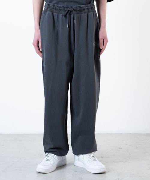 WEGO（ウィゴー）の「■■■WEGO/【WEB限定】ワンポイントピグメントパンツ■■■（スウェットパンツ・メンズ・ベージュ/ブルー/スミクロ/ワイン・MEDIUM/LARGE/X-LARGE）」の7枚目の写真