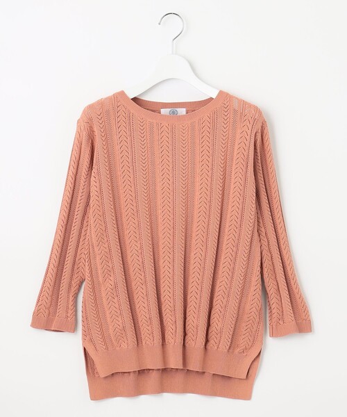 J.PRESS(ジェイプレス)の「【洗える】コルヌエコレーシー ニット(ニット/セーター・レディース・ホワイト系/ネイビー系/オレンジ系・T13/T15)」の12枚目の写真