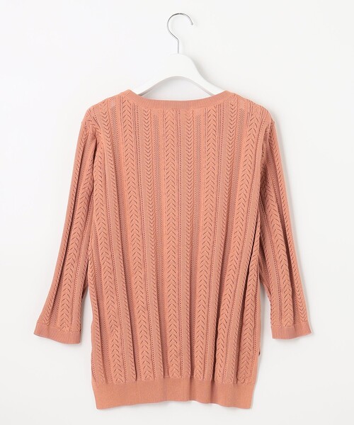 J.PRESS(ジェイプレス)の「【洗える】コルヌエコレーシー ニット(ニット/セーター・レディース・ホワイト系/ネイビー系/オレンジ系・T13/T15)」の13枚目の写真