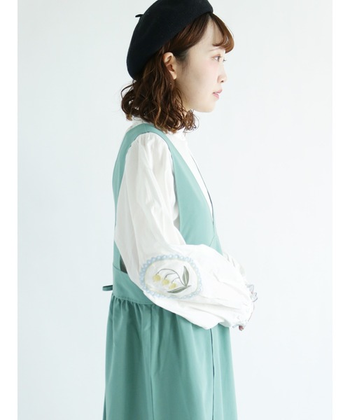 ehka sopo（エヘカソポ）の「袖刺繍ブラウス（シャツ/ブラウス