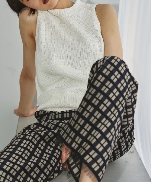 新品　TODAYFUL Geometric Jacquard Trousers CANAL JEAN（キャナルジーン）の「TODAYFUL(トゥデイフル