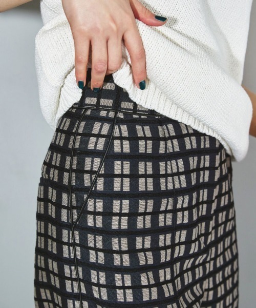 新品　TODAYFUL Geometric Jacquard Trousers CANAL JEAN（キャナルジーン）の「TODAYFUL(トゥデイフル