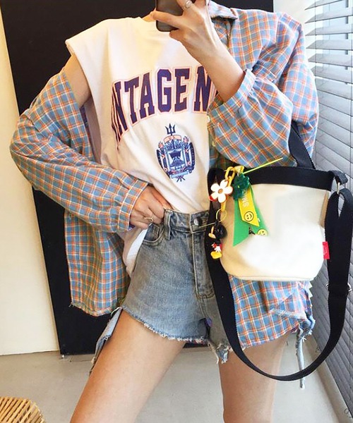 Girly Doll(ガーリードール)の「シャツ(シャツ/ブラウス・レディース・ブルー/グリーン・F)」の7枚目の写真