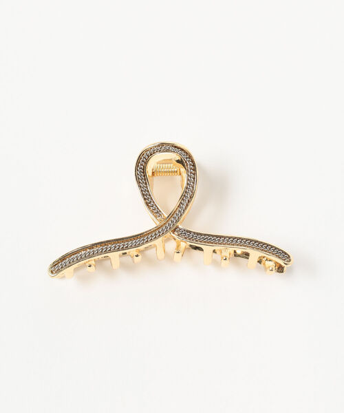 Ray BEAMS（レイビームス）の「Chalulu / ループライン ヘアクリップ（バレッタ/ヘアクリップ・レディース・シルバー/ゴールド・ONE SIZE）」の6枚目の写真