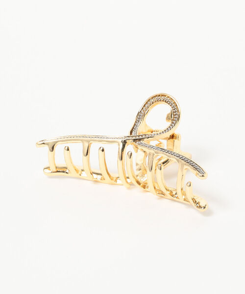 Ray BEAMS（レイビームス）の「Chalulu / ループライン ヘアクリップ（バレッタ/ヘアクリップ・レディース・シルバー/ゴールド・ONE SIZE）」の5枚目の写真