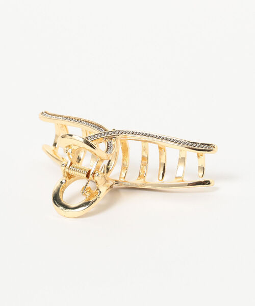 Ray BEAMS（レイビームス）の「Chalulu / ループライン ヘアクリップ（バレッタ/ヘアクリップ・レディース・シルバー/ゴールド・ONE SIZE）」の4枚目の写真