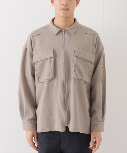 C.E(シーイー)の「【C.E / シーイー】CW ZIP SHIRT JACKET(ブルゾン・メンズ・チャコールグレー・MEDIUM/LARGE/X-LARGE)」の3枚目の写真