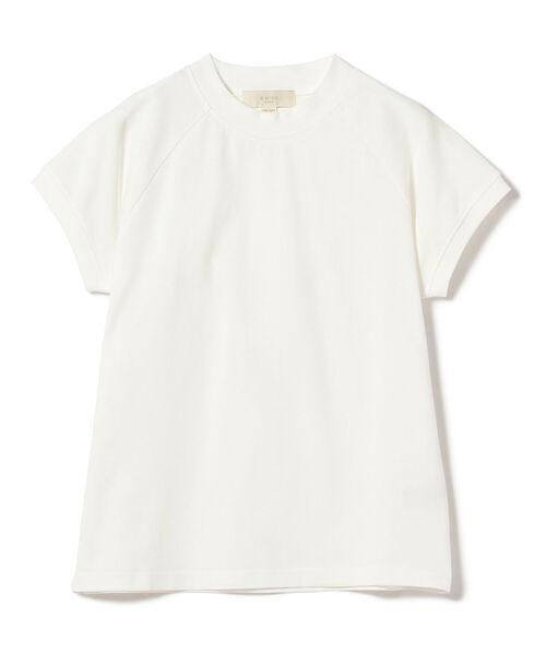 B:MING by BEAMS(ビーミングバイビームス)の「B:MING by BEAMS / フレンチ モックネック プルオーバー 22SS(Tシャツ/カットソー・レディース・スミクロ/ライトブルー/ホワイト/セージグリーン・ONE SIZE)」の8枚目の写真