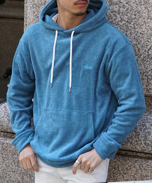 JOKER】パイル地 カラーリング プルオーバー パーカー メンズ