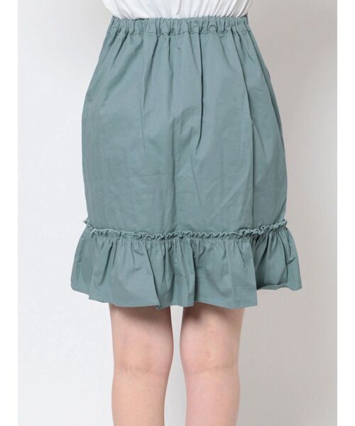 merry jenny(メリージェニー)の「フリルチノミニスカート(スカート・レディース・ブラック/ベージュ/ブルー・FREE)」の17枚目の写真