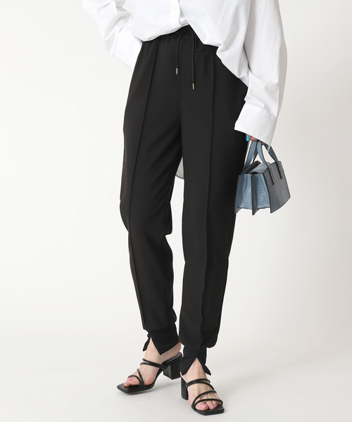 B.C STOCK（ベーセーストック）の「《追加》ジョガーパンツ（スラックス・レディース・ブラック/ネイビー・FREE）」の2枚目の写真