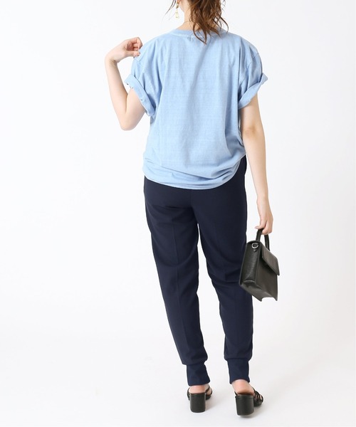 B.C STOCK（ベーセーストック）の「《追加》ジョガーパンツ（スラックス・レディース・ブラック/ネイビー・FREE）」の6枚目の写真